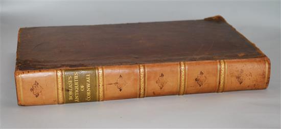 Borlase, William - Antiquities, Historical and Monumental of the County of Cornwall,